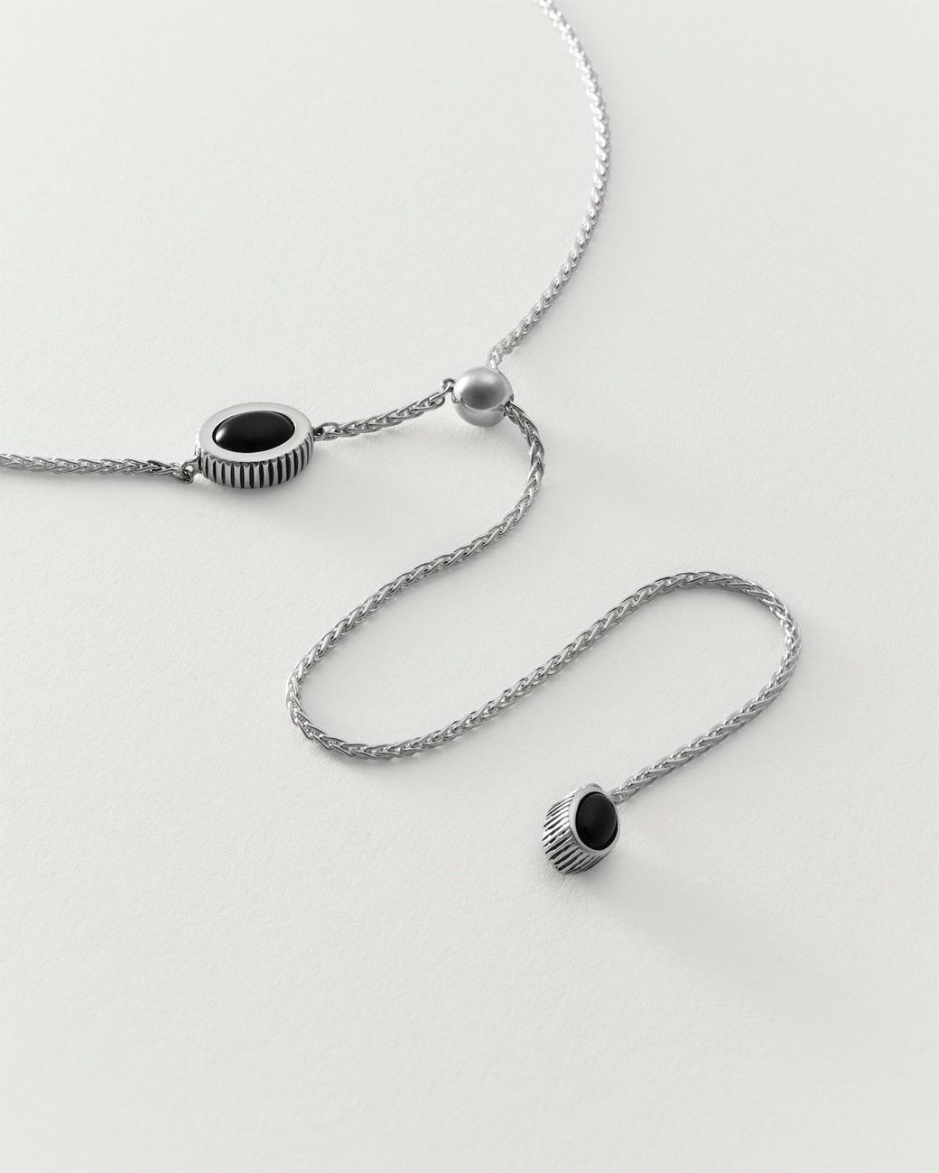 Stone Fruit Metallic Baby Bolo Necklace