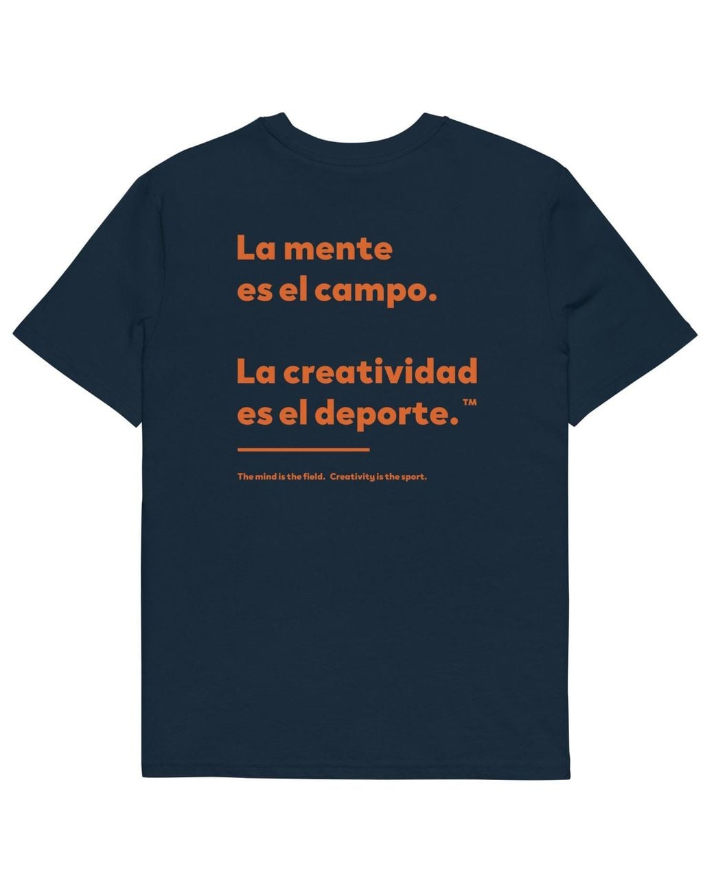Anchor and Crew Blue Creativity Is The Sport Creative Standard Organic Cotton T-Shirt
