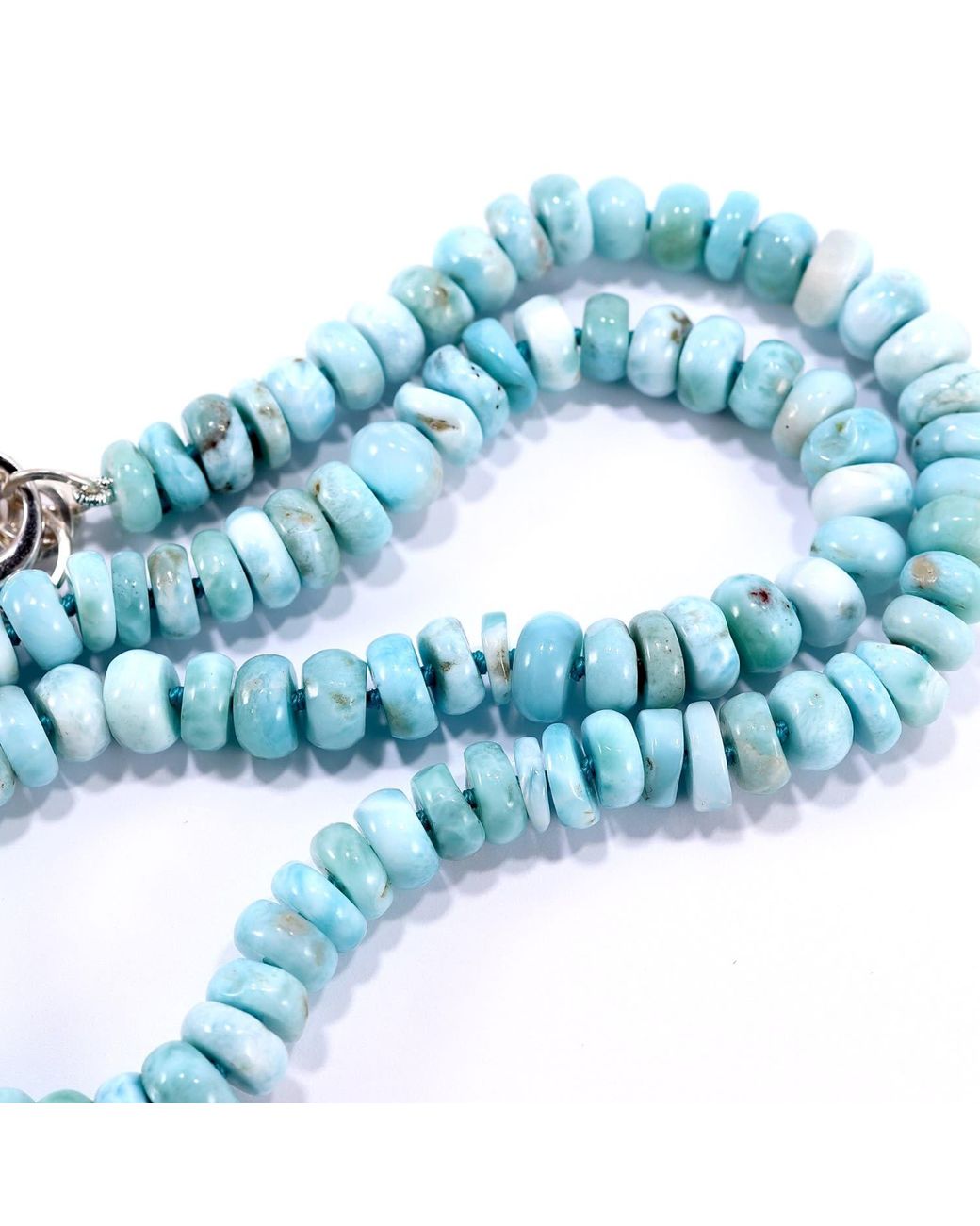 Mineralgems•Studio Blue Ocean- Larimar Necklace For Him