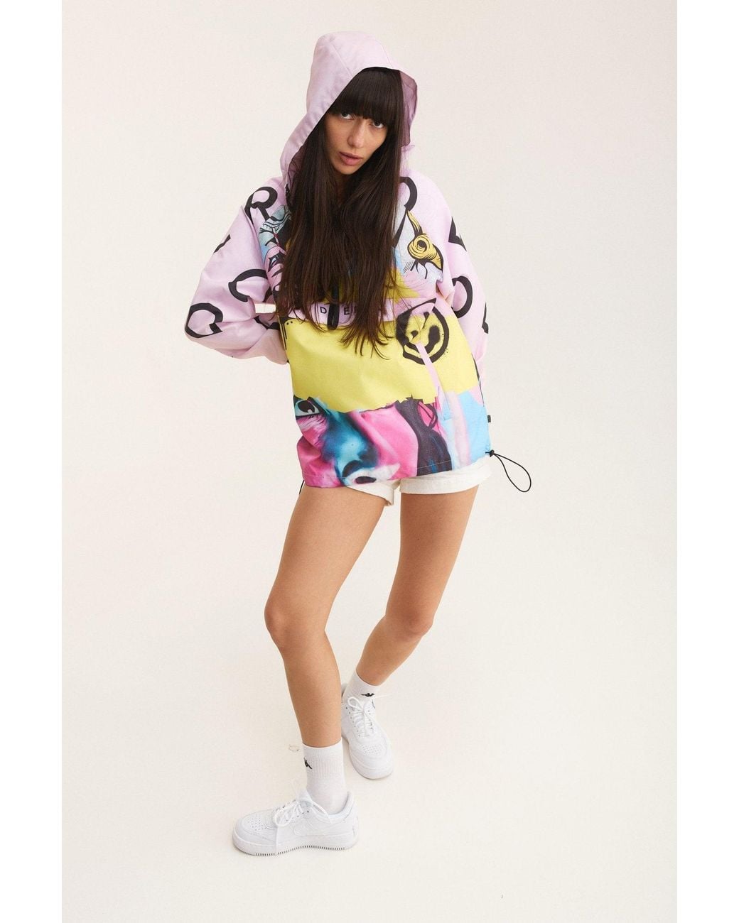 mysimplicated Pink Water Repellent Windbreaker Design W