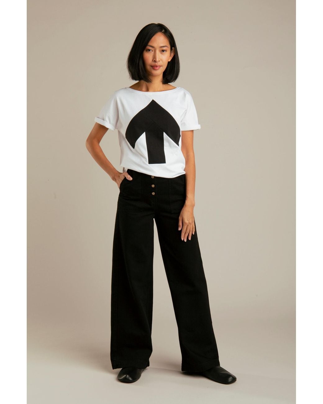 Reet Aus White T-Shirt For Arrow
