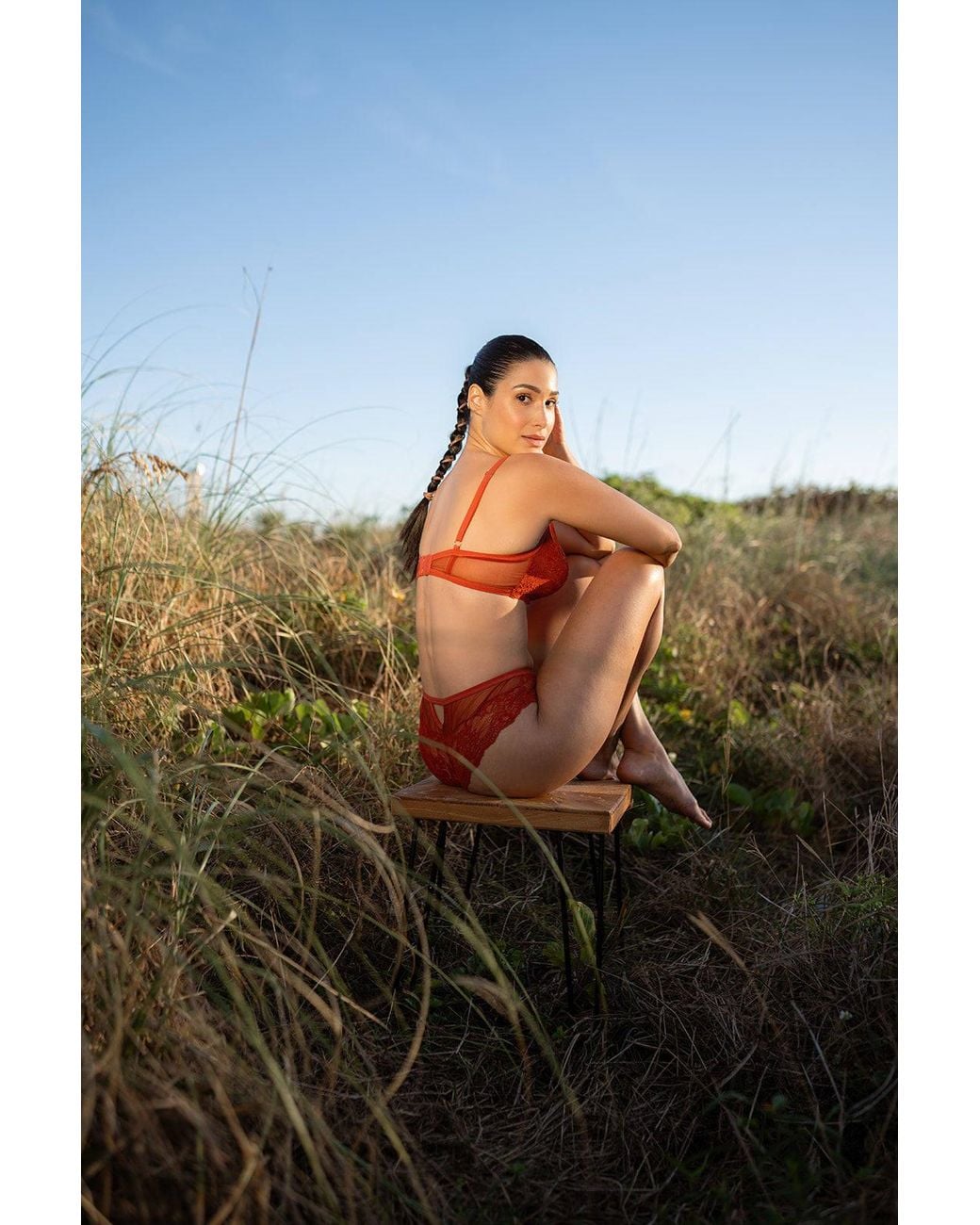 Carol Coelho Red Magmatica Lava Stretch Panty