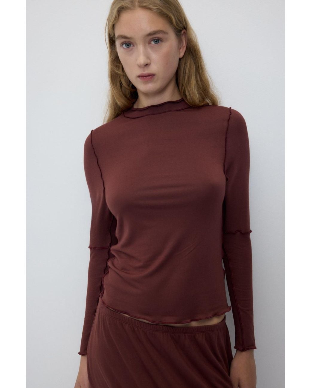 Rita Row Purple Neutrals Panna Top