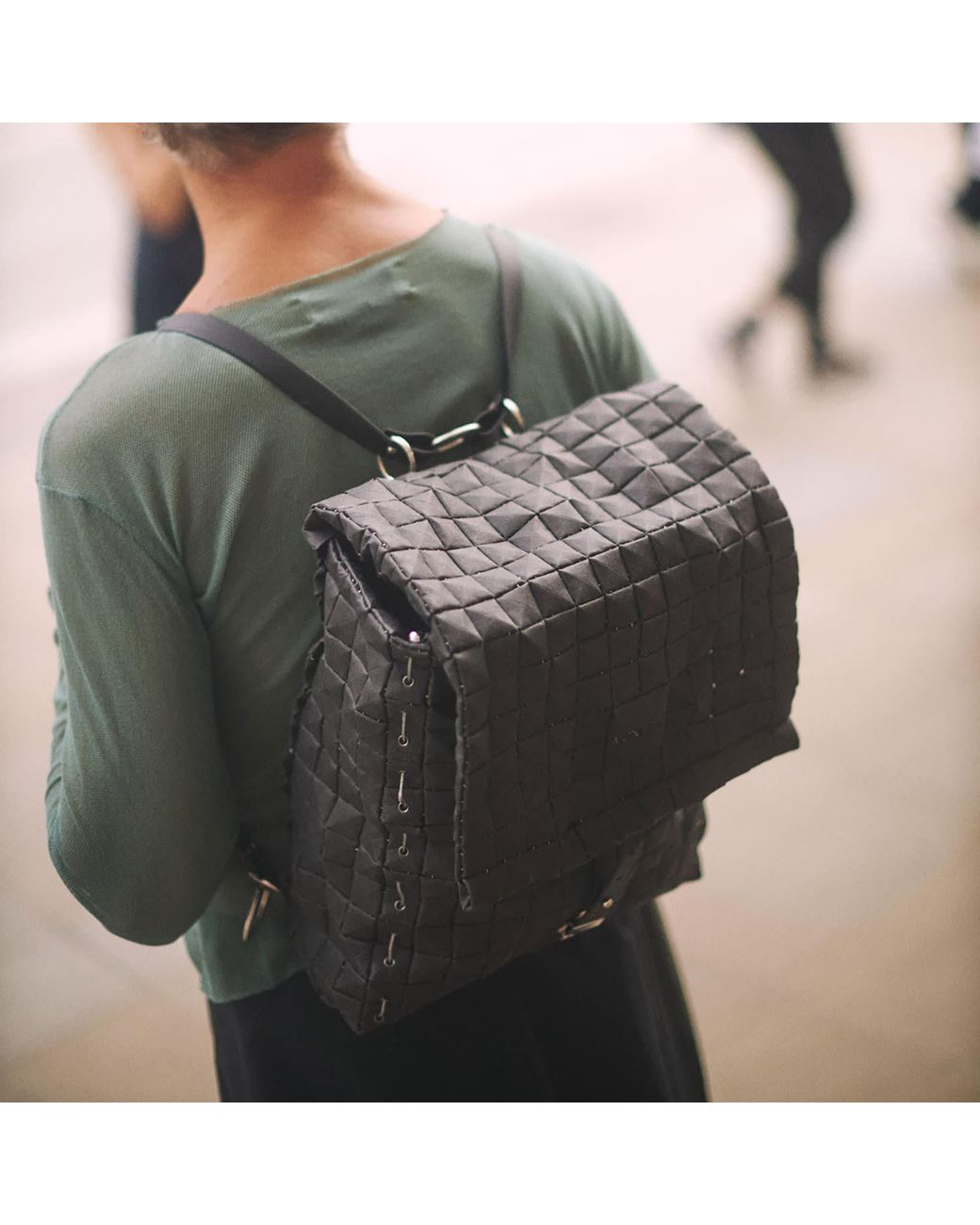 Monade Gray Backpack Regular Mate