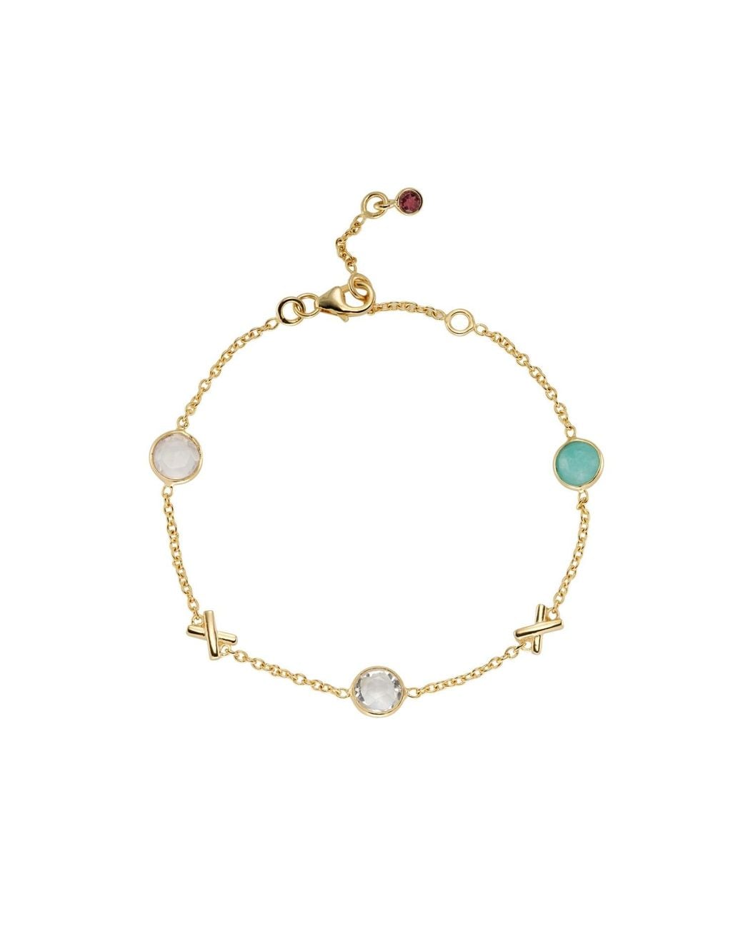 Auree Jewellery Metallic Miramar Love Gemstone Bracelet