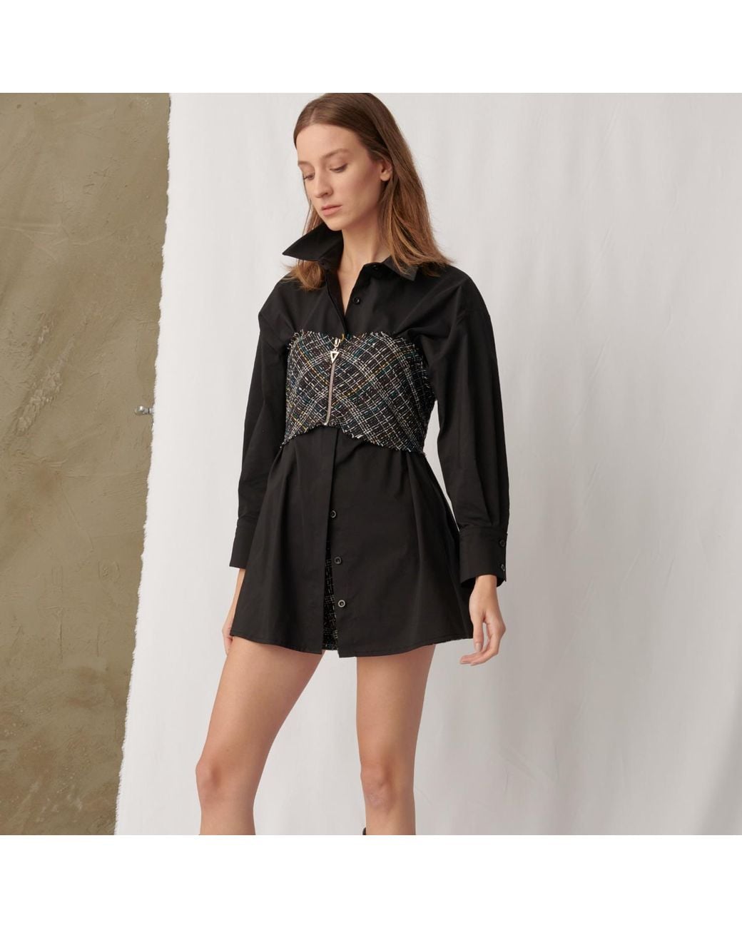 Mirimalist Black Brick Shirt