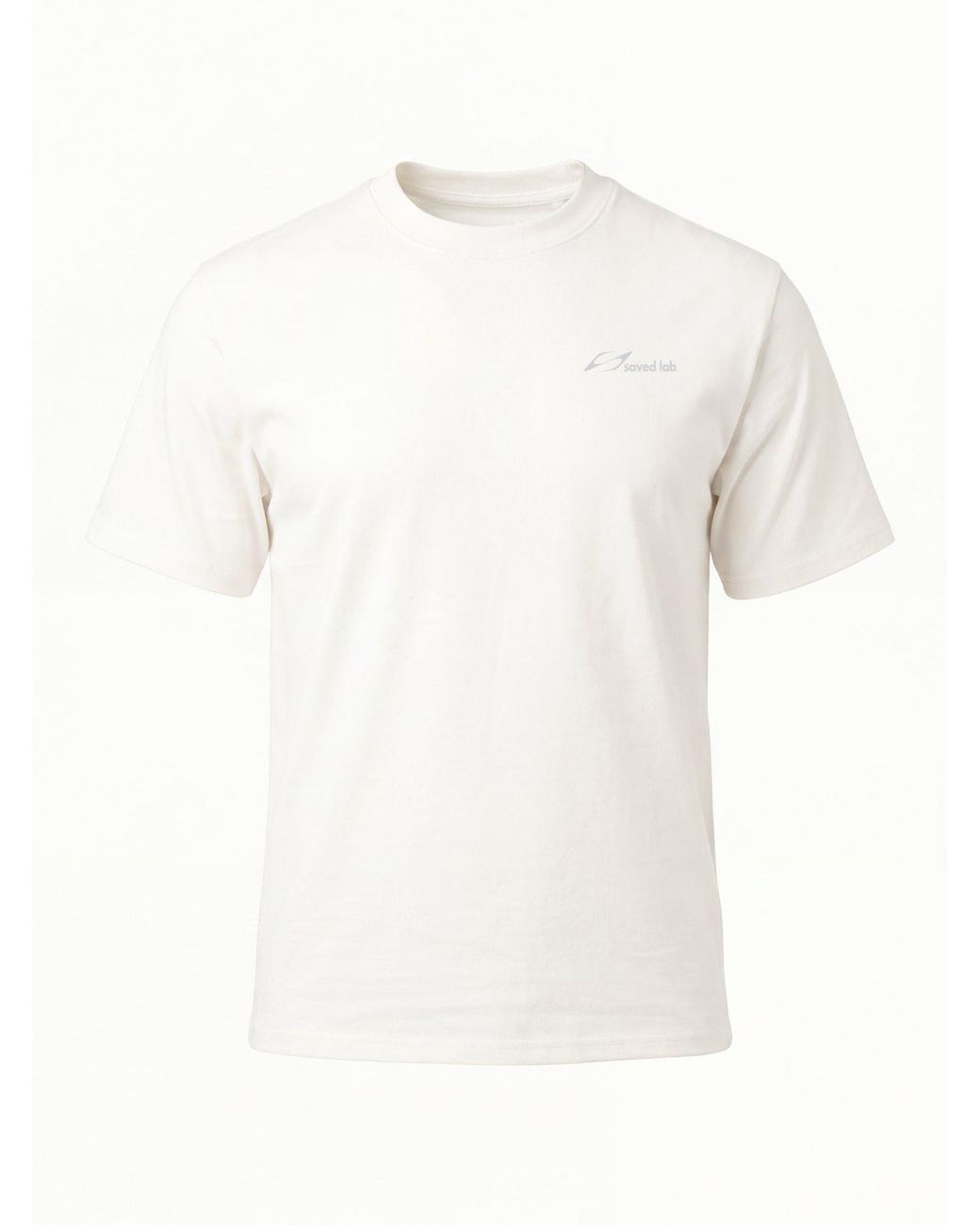 Saved Lab White Mission Tee for men