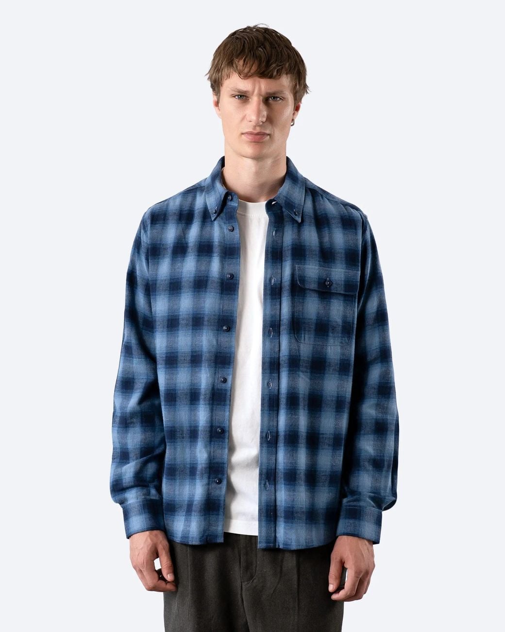 Far Afield Blue Larry Shirt for men