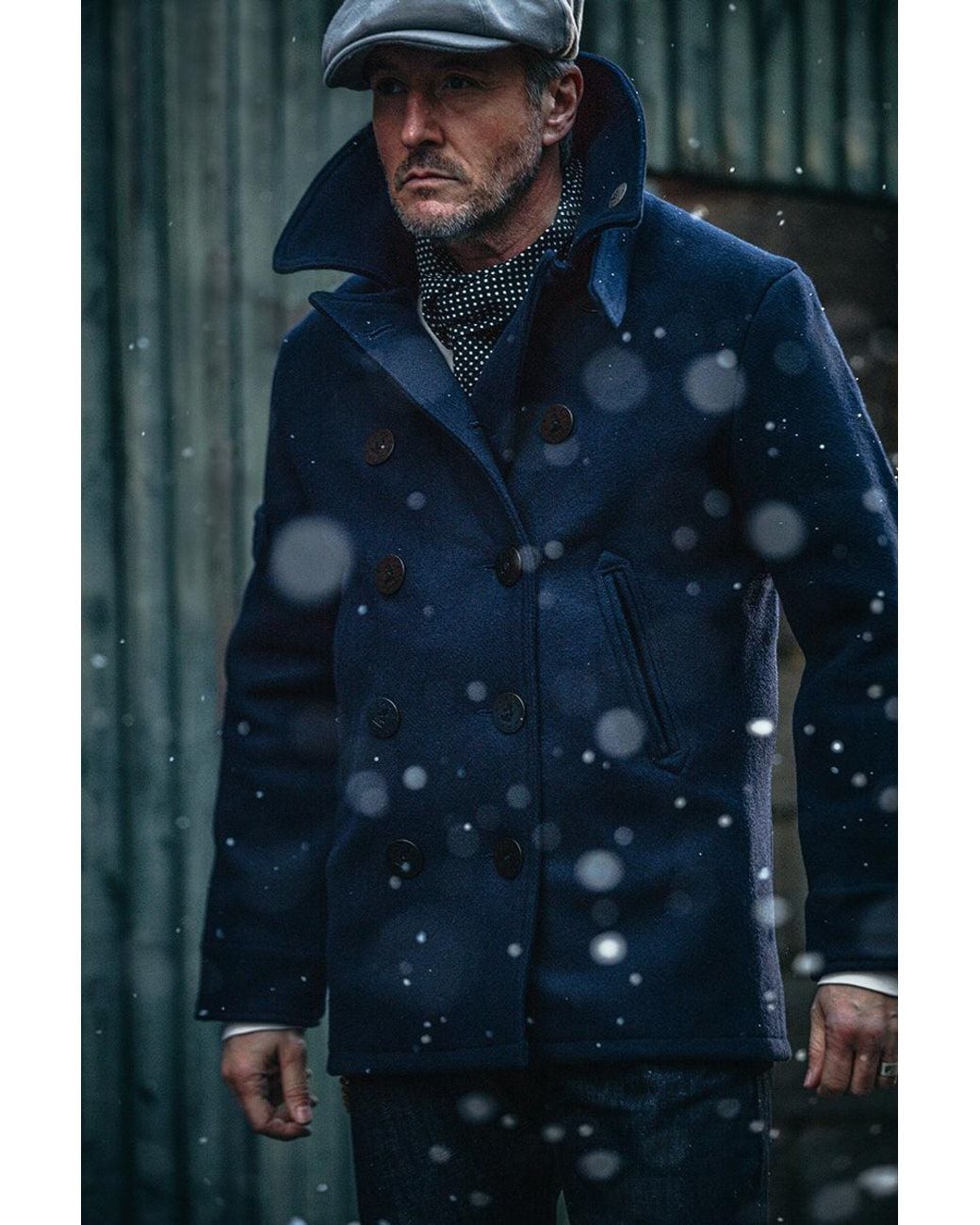 &SONS Trading Co Blue Boardwalk Peacoat for men