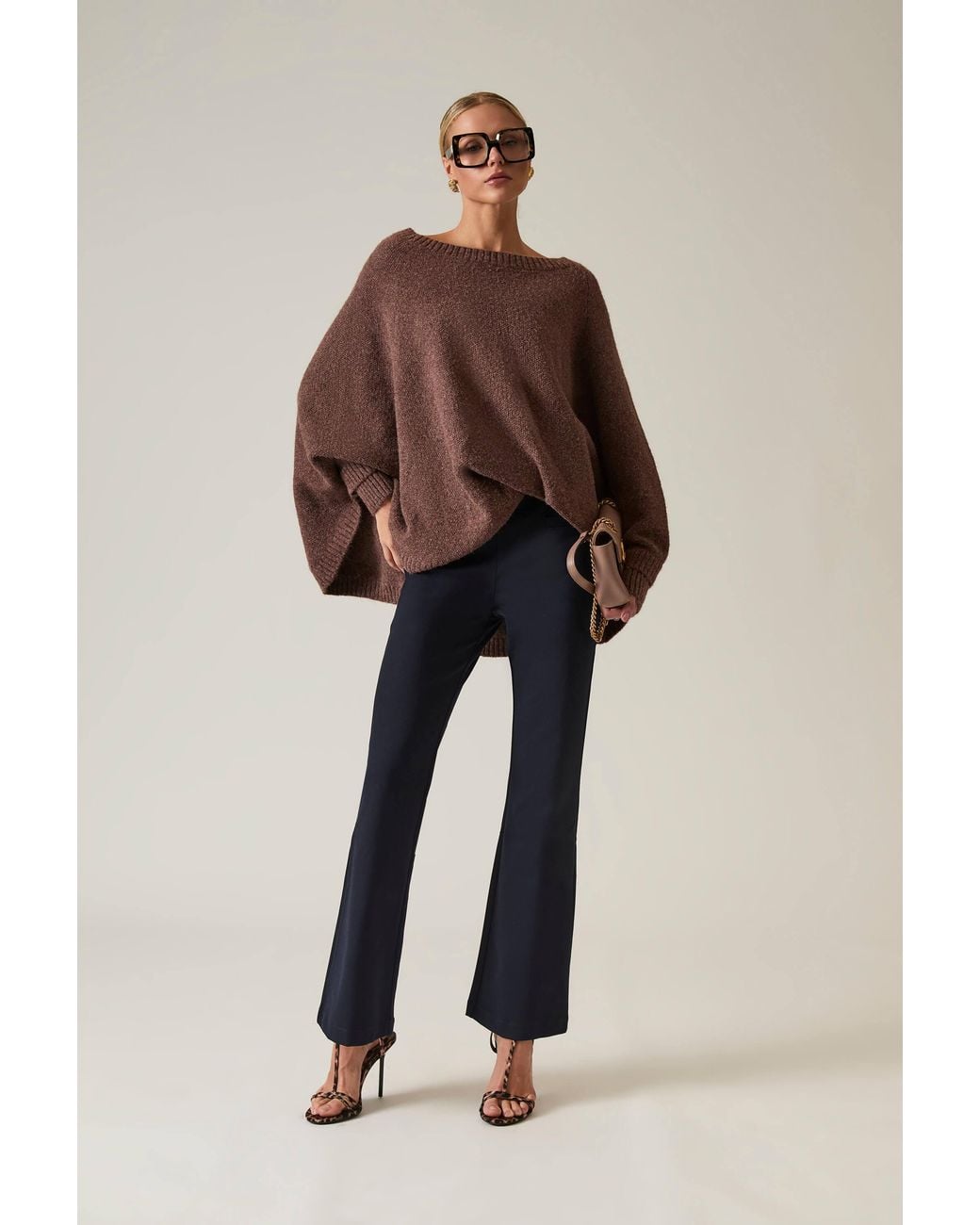 James Lakeland Blue Bootleg Trousers