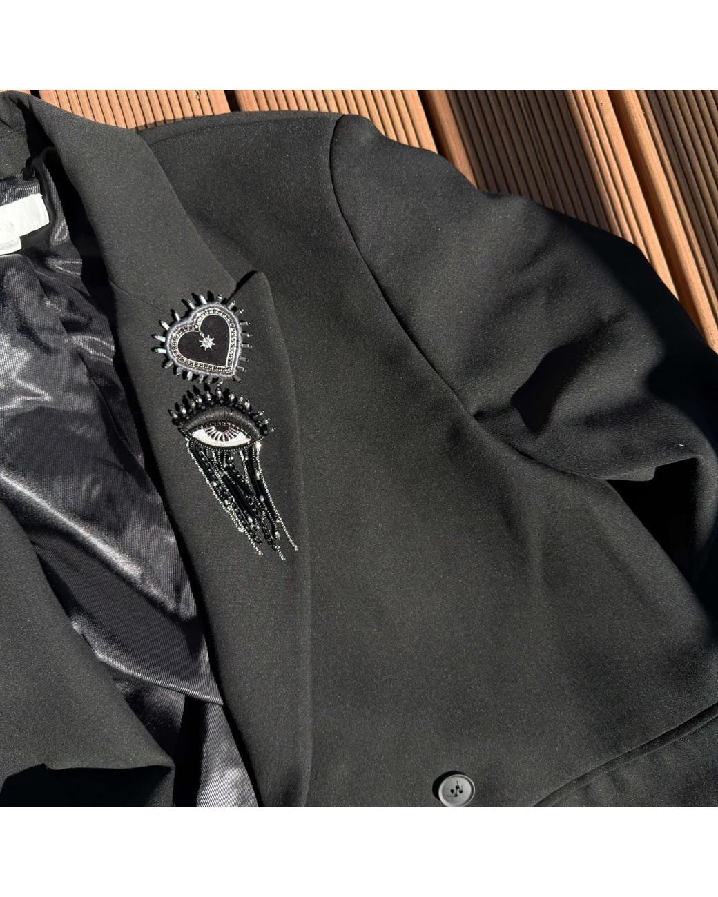 VETKA Black Statement Eye Brooch- Sorcerer's Sight