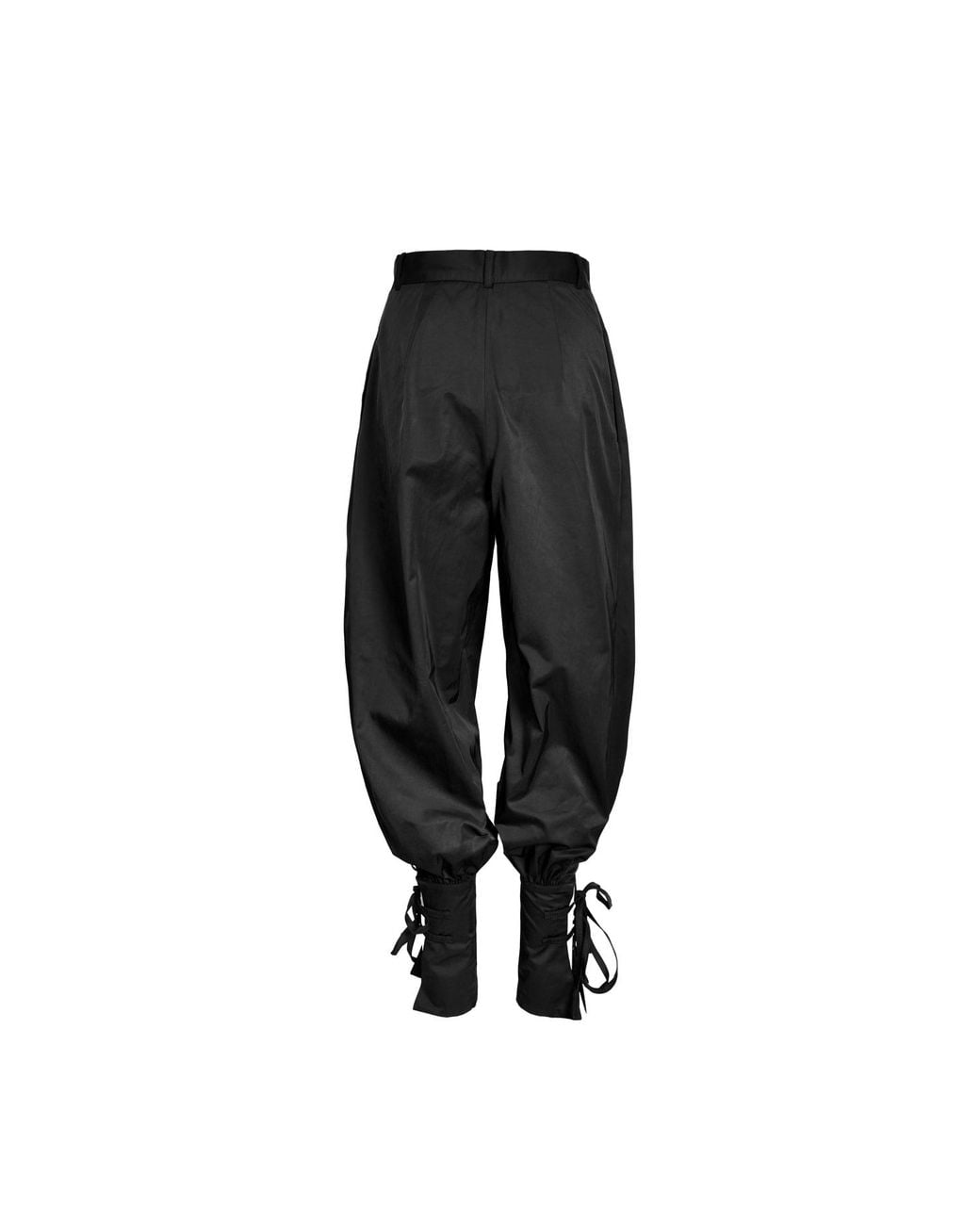 Ioana Ciolacu Black Balloon Trousers