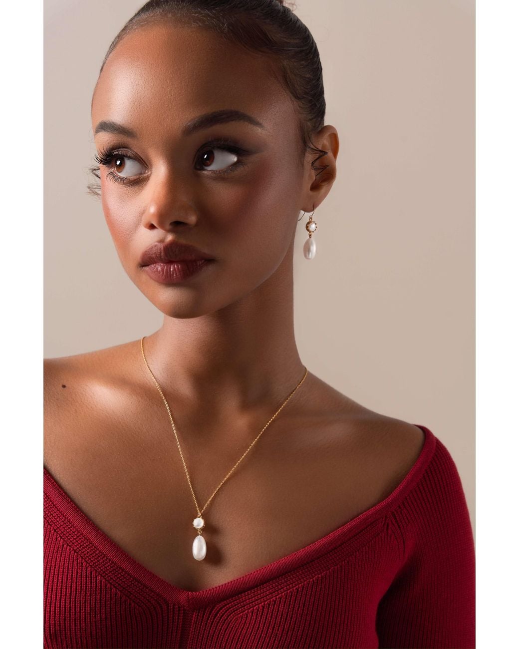 Katy Faye Metallic Mira Necklace