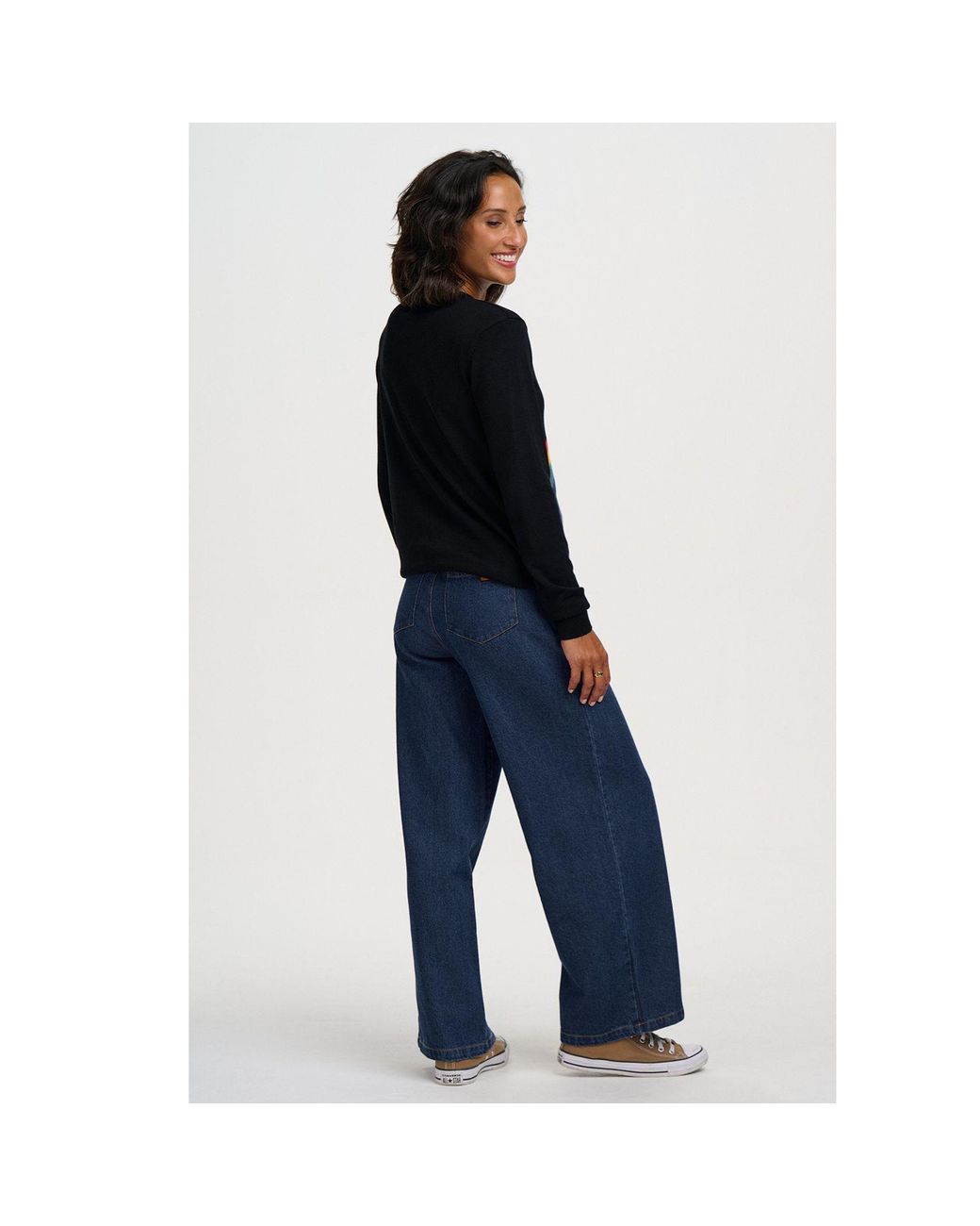 Sugarhill Black Rita Sweater, Retro Rocket