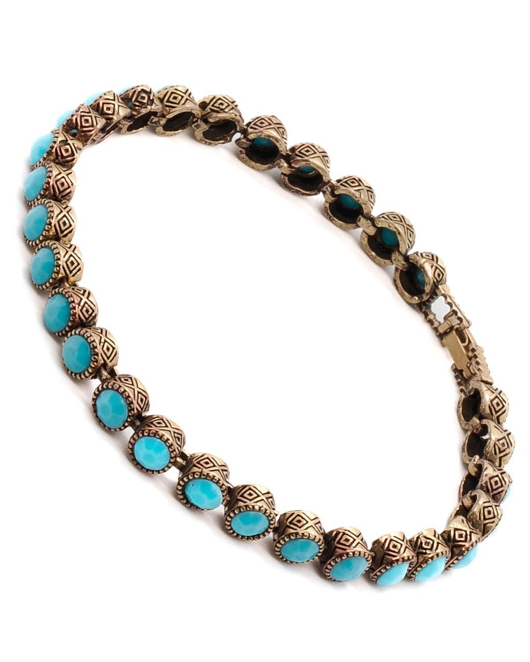 Ebru Jewelry Blue Tennis Bracelet