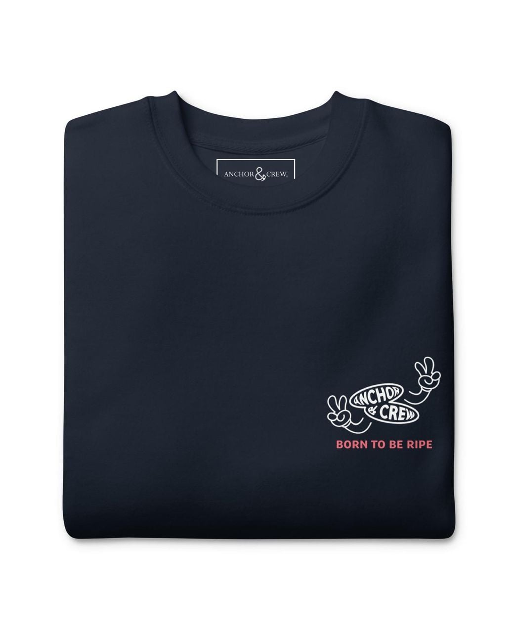 Anchor and Crew Blue Ripe Avocado Dial-A-Local Organic Cotton Sweatshirt