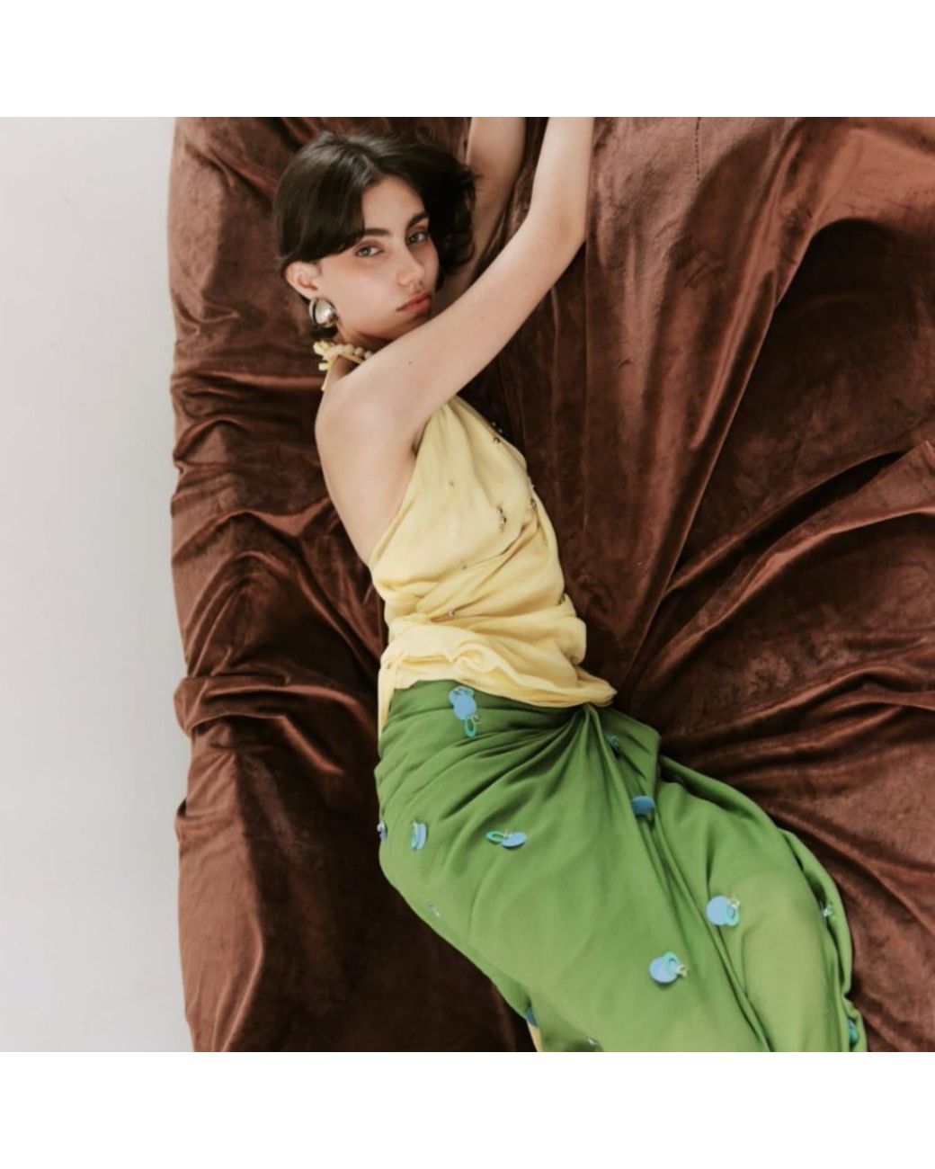 23Rd August . Green Feeling Lost Skirt