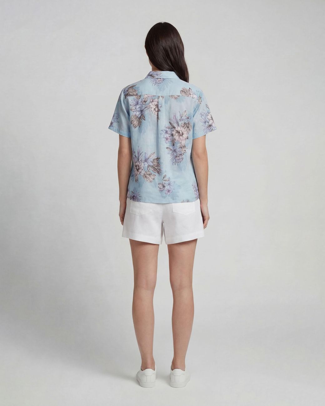 Lords of Harlech White Leanne Drawstring Short