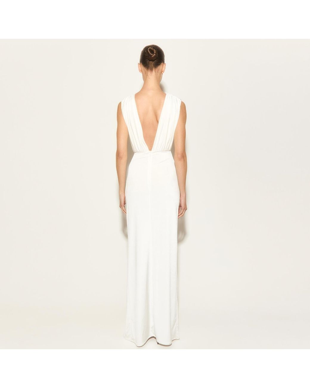 Herfetch White Maxi Amore Dress