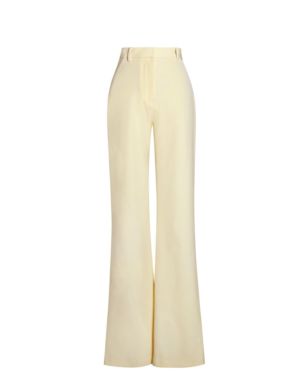 Miss Circle New York White Quinnie Butter Slim Suit Pants