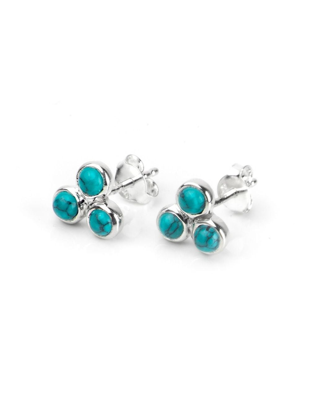 The Jewellery Store London Blue Trilogy Studs