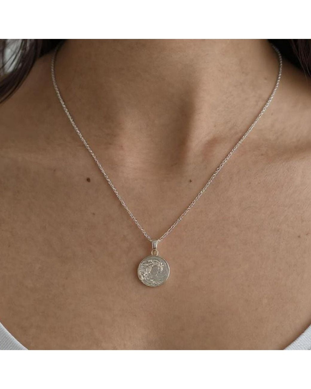 Uchi and Soto Metallic Nami Wave Pendant