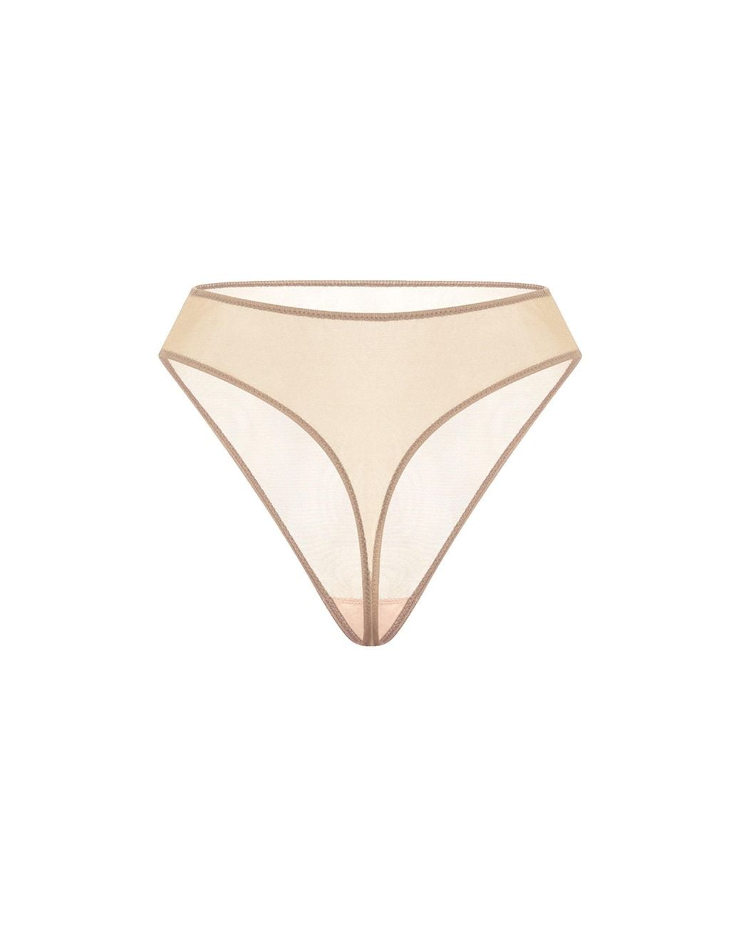 Zhilyova Natural Neutrals Ocean High-Waisted Thong