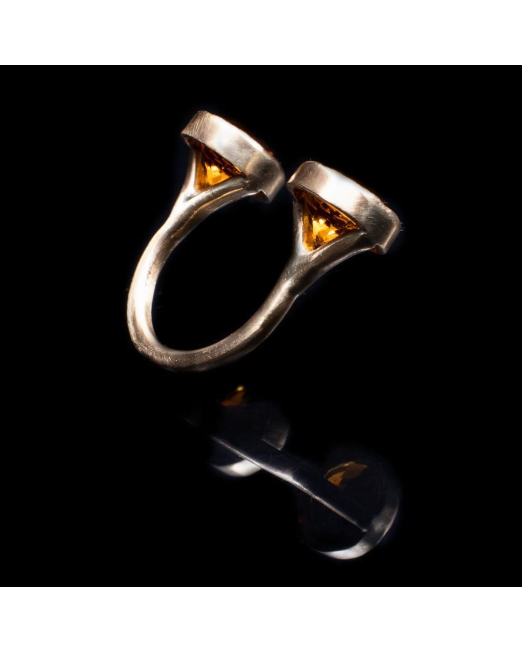 Gabriella Alicia White Madeira Citrine Ring