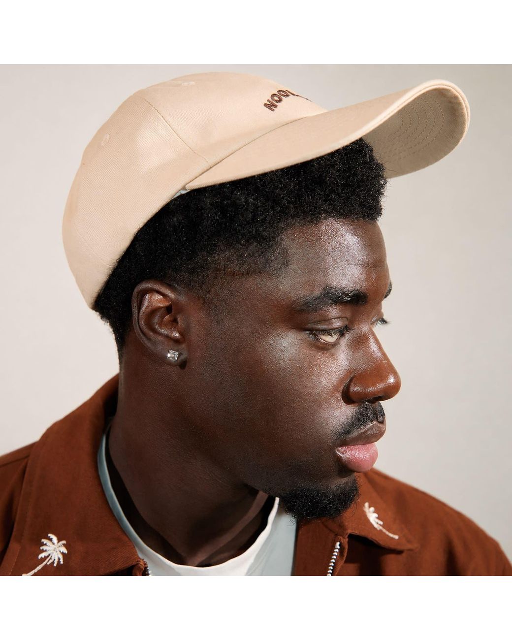 Nooltrends Natural Neutrals Embroidered Cap for men