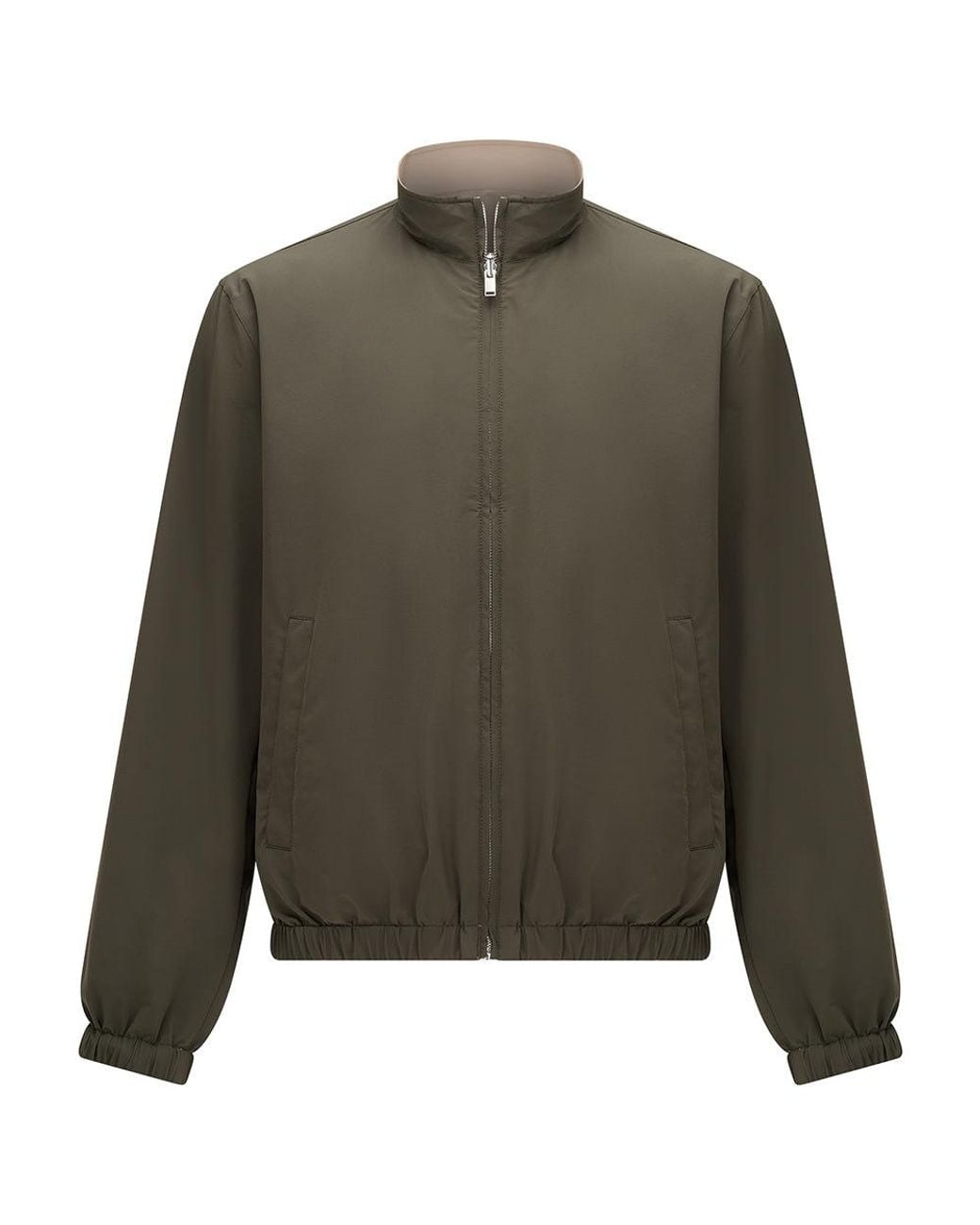Guards London Green Neutrals Eldridge Reversible Lightweight Harrington for men