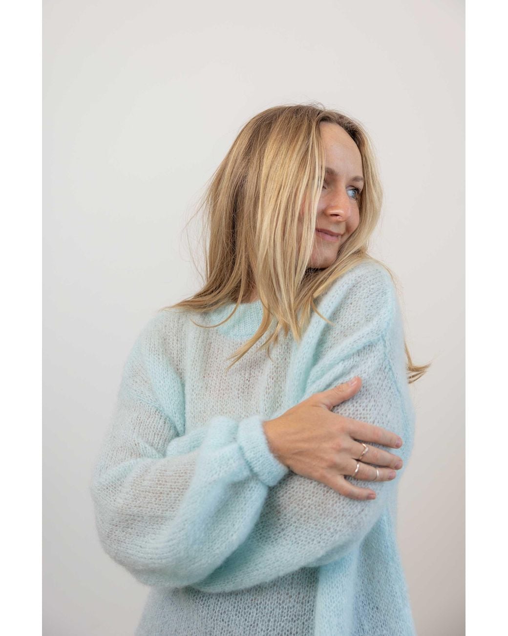 SALANIDA Blue Melody Mohair Jumper