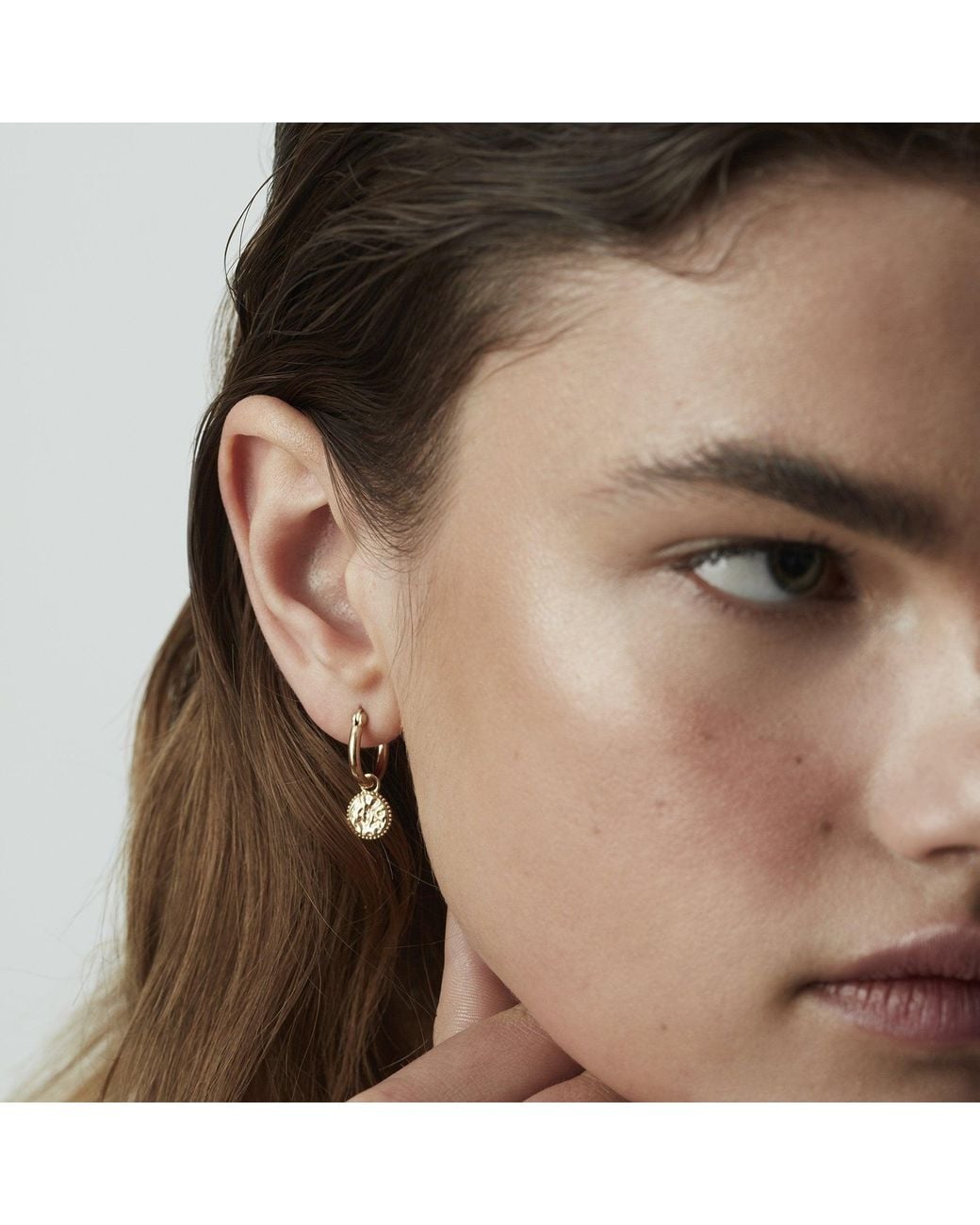 Muru Metallic Sun Hoops