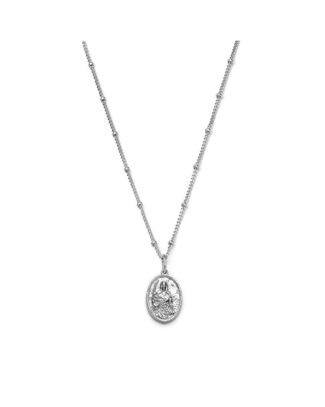 With Love Darling Metallic Abundantia Oval Necklace