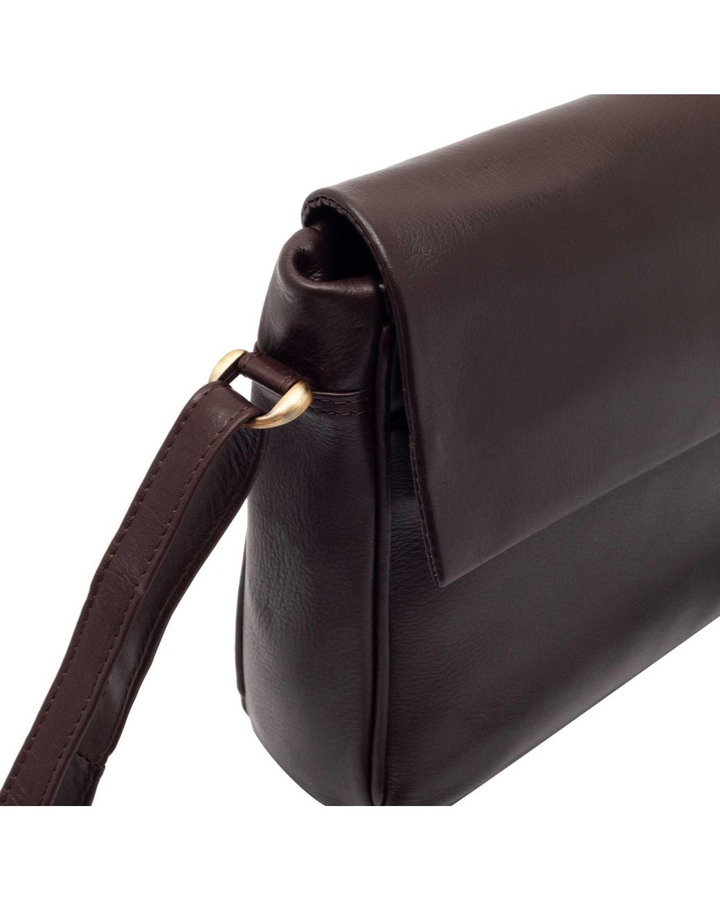 Lloyd Baker Black Lavasa Leather Crossbody Bag
