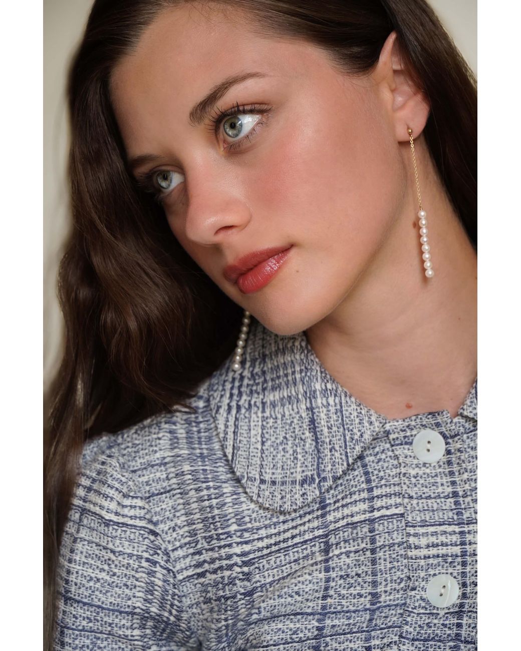 Katy Faye White Orion Earrings