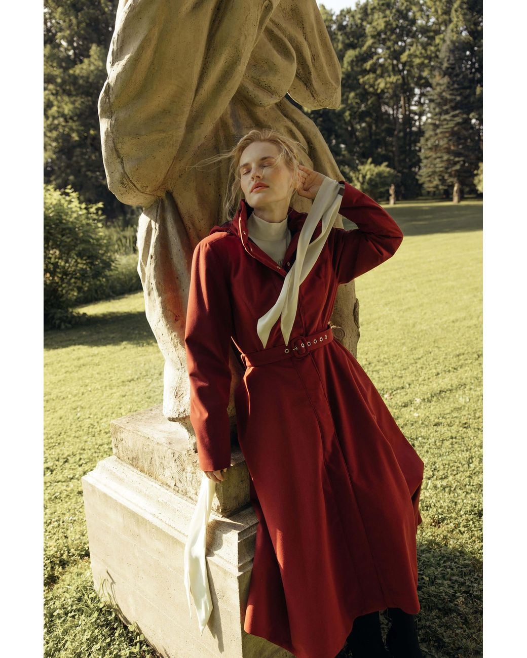 RainSisters Red Winter Coat