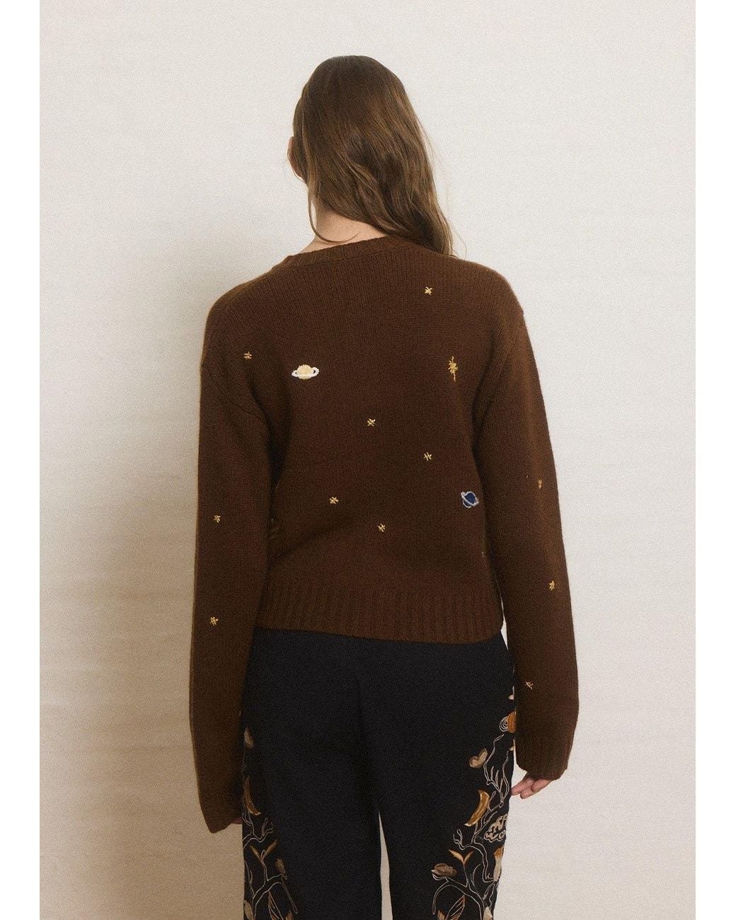 Helmstedt Brown Oso Cardigan