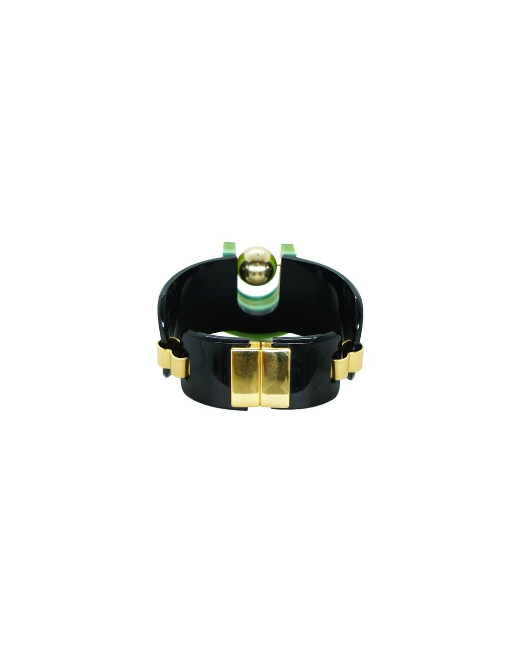 Gissa Bicalho Green Handmade Acrylic Bracelet Craft Verner