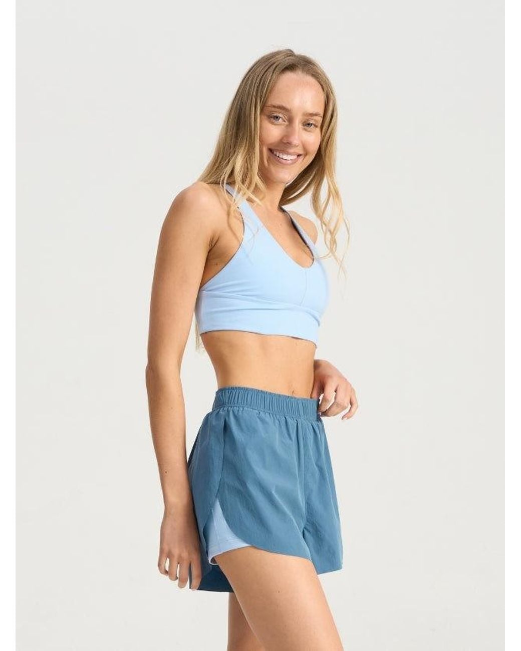 Bondi Active Blue Flutter Run Short
