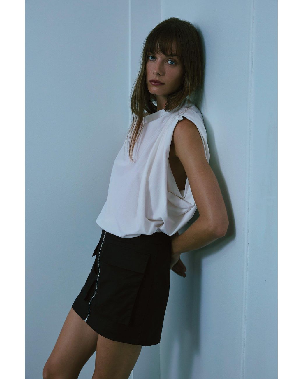 Lendrop Studios Black Giacinta Mini Skirt