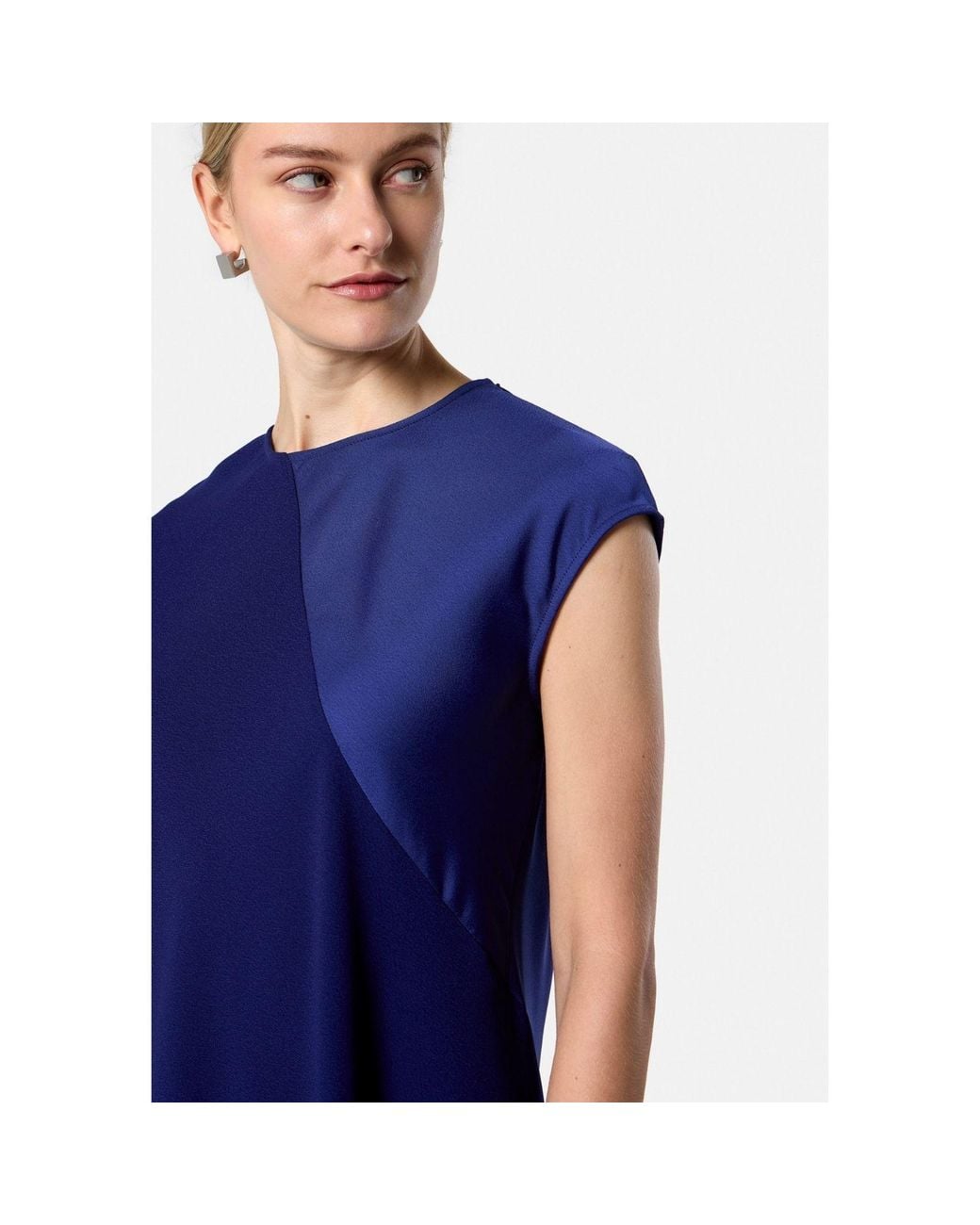 Helen Mcalinden Blue Carmin Ink Dress