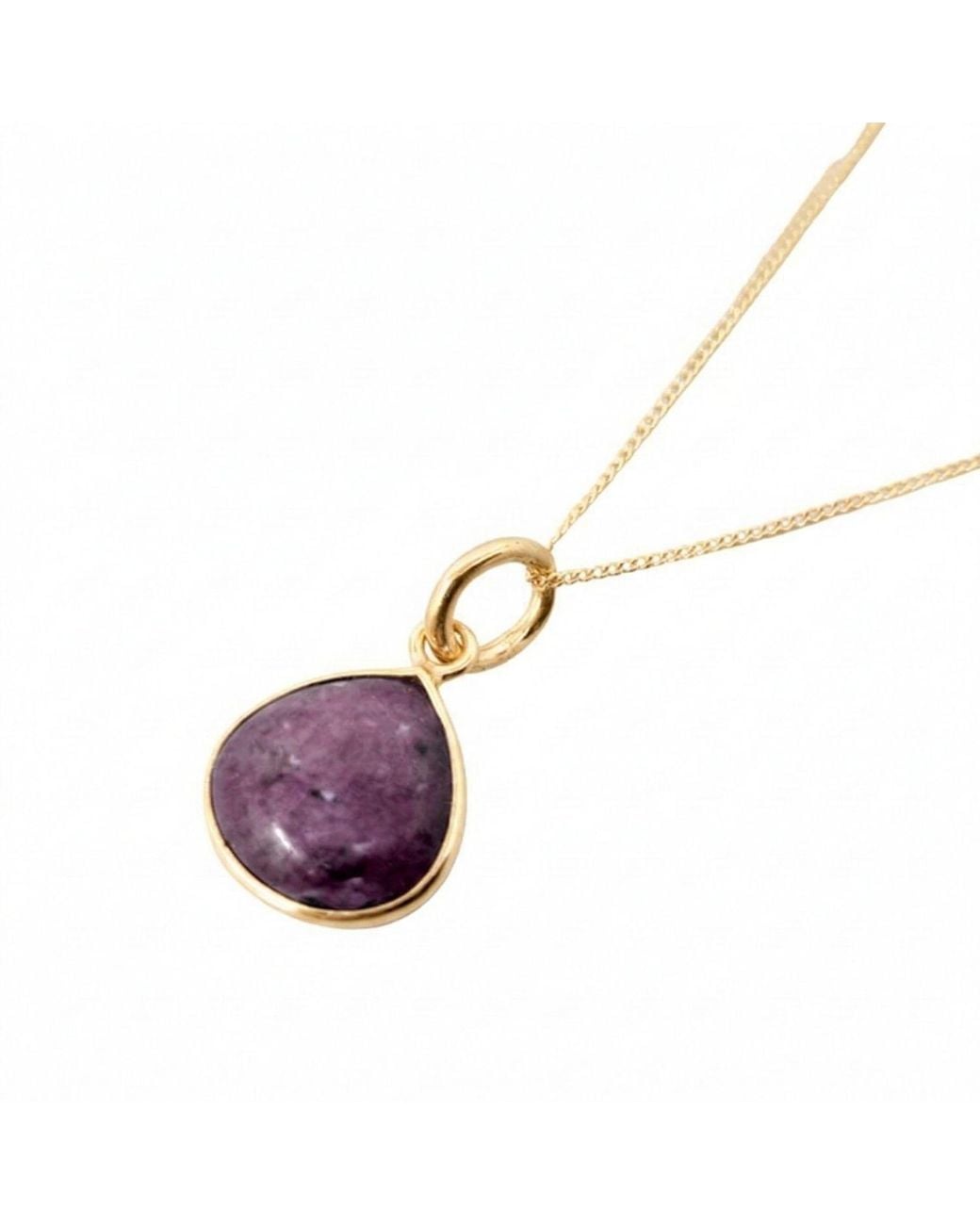 Sophelia Purple Ruby July Birthstone Vermeil Necklace