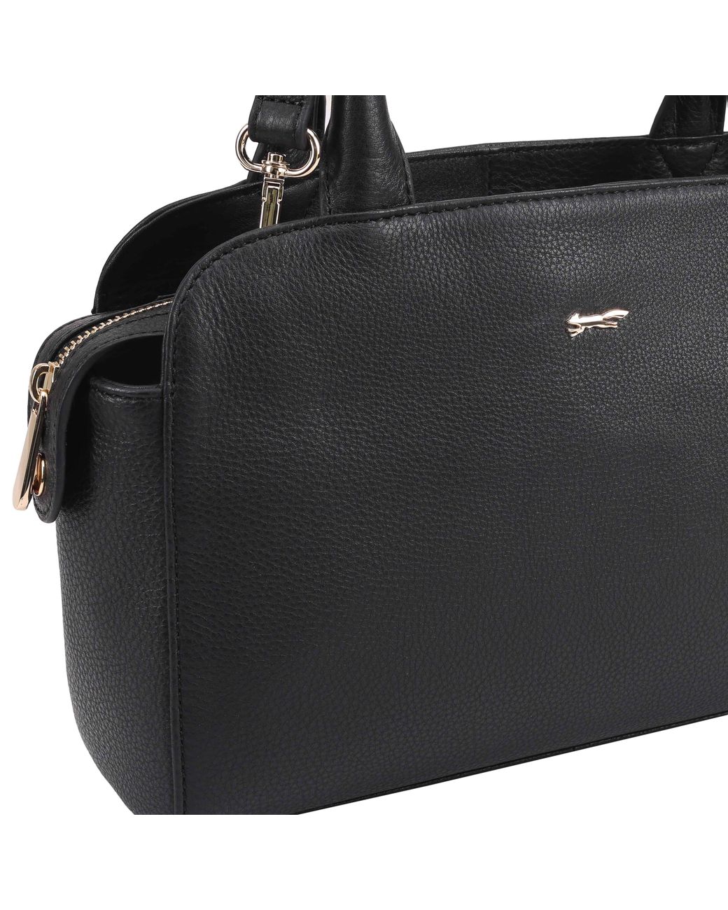 Paul Costelloe Black Giselle Leather Crossbody Bag