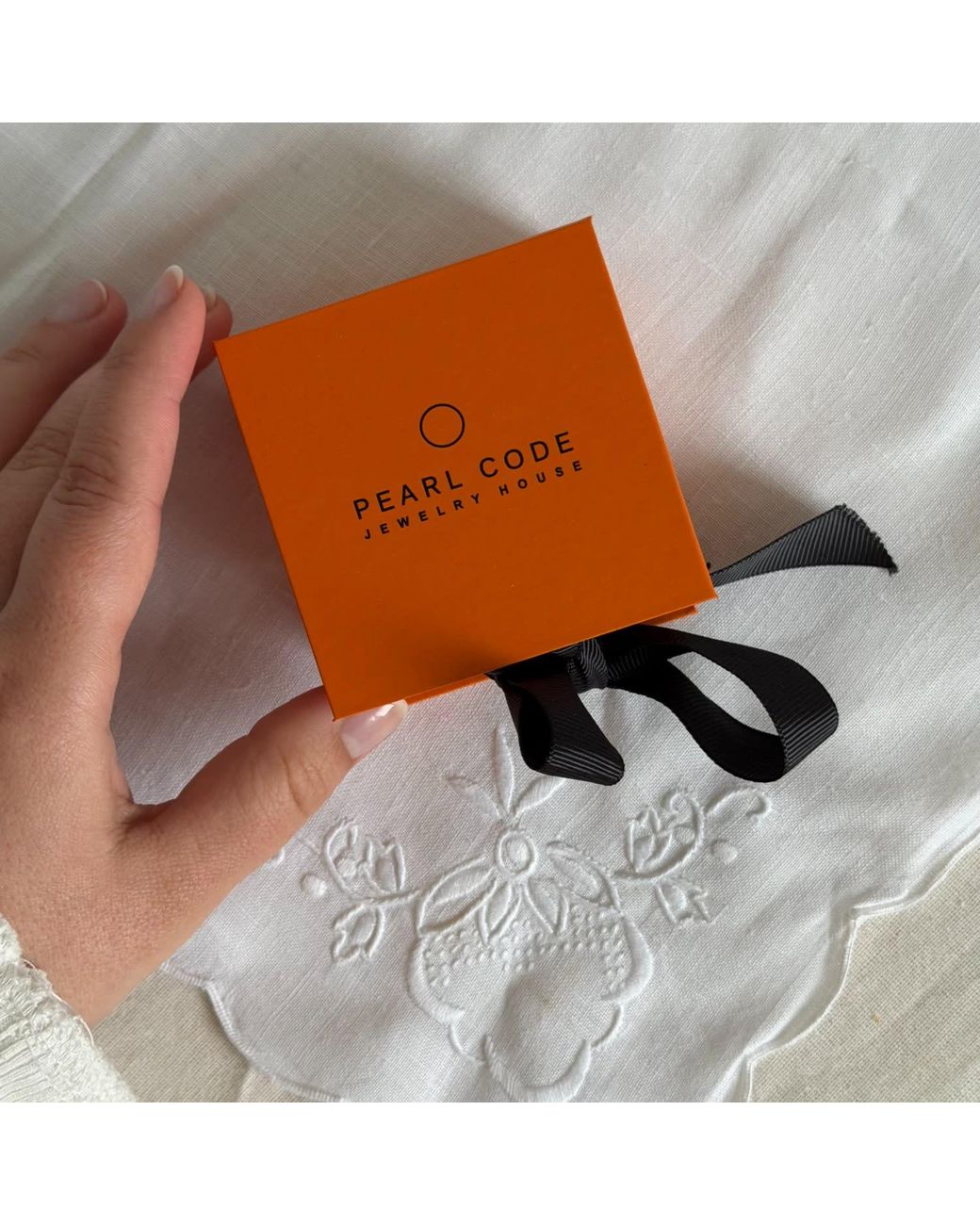 Pearl Code Blue Pearl Drop Earrings