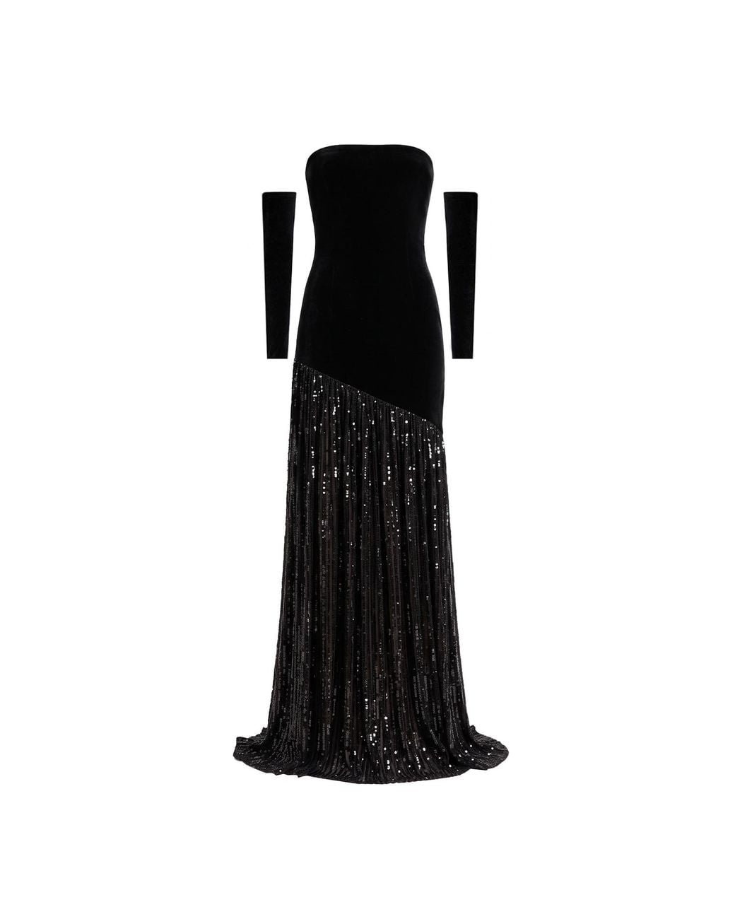 Nur Karaata Black Florence Gown