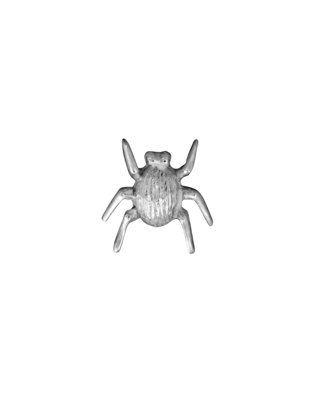 Edge Only Metallic Striped Bug Pin Sterling for men