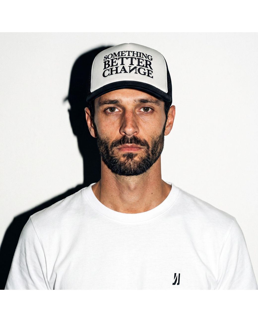 Comune Black Mission Active Trucker Hat for men