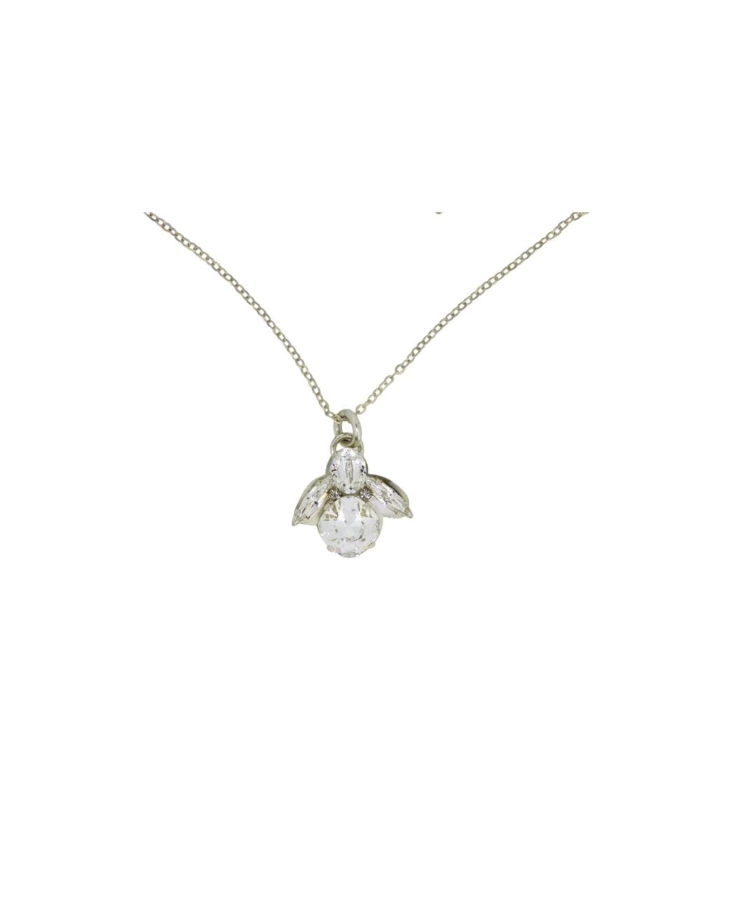 Vicki Sarge Black Neutrals The Clear Bee Necklace