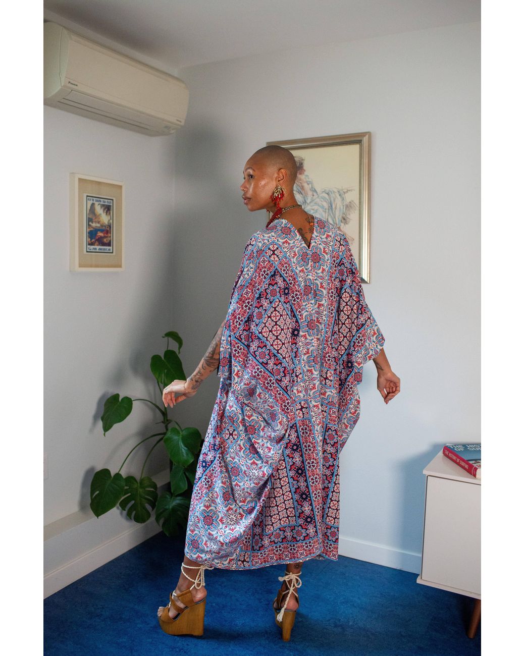 Jennafer Grace Purple Fira Nouveau Caftan