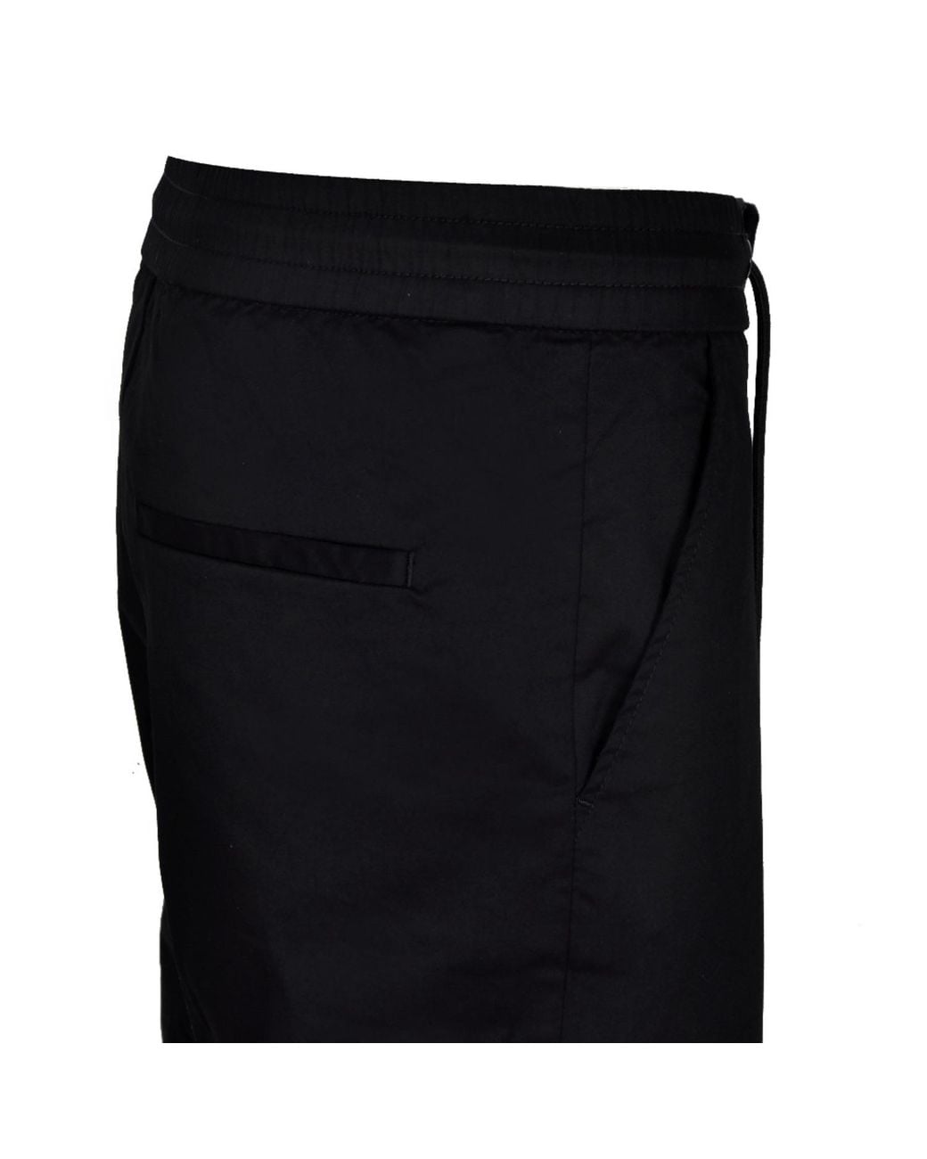 DAVID WEJ Black Paco Loose Fit Chinos for men